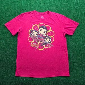 Marvels Tshirt Mens Large Red Shang-Chi Funko Pop Ten‎ Rings Tee Avengers